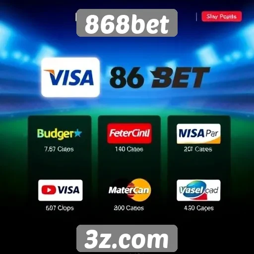 Métodos de pagamento disponíveis no 868bet
